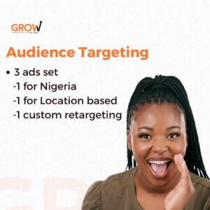 Audience targeting 3 sets - (2 core ads set + 1 retarget)