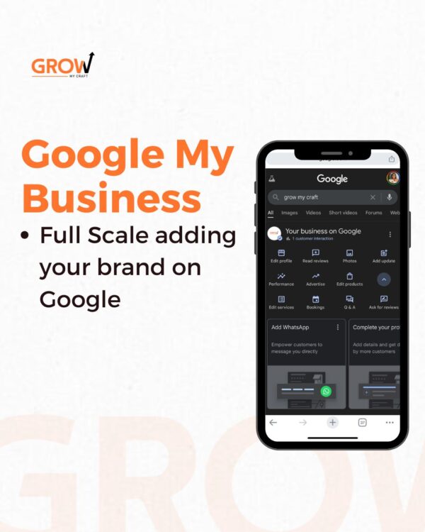 Google my business setup